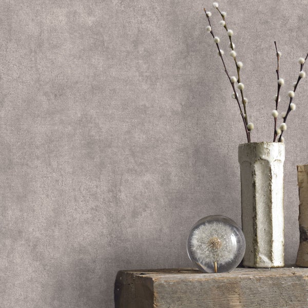 Vliestapeten Beton Taupe