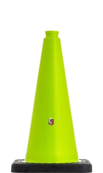 UvV-FLEX Leitkegel Pylone grün 50 cm flexible standsichere Absperrkegel, Warnkegel / ohne Folie