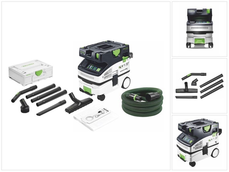 Festool CTL MINI I CLEANTEC Absaugmobil 10 l Staubkl. L ( 574840 ) + RS-ST D 27/36-Plus Standart Reinigungsset ( 577257 )