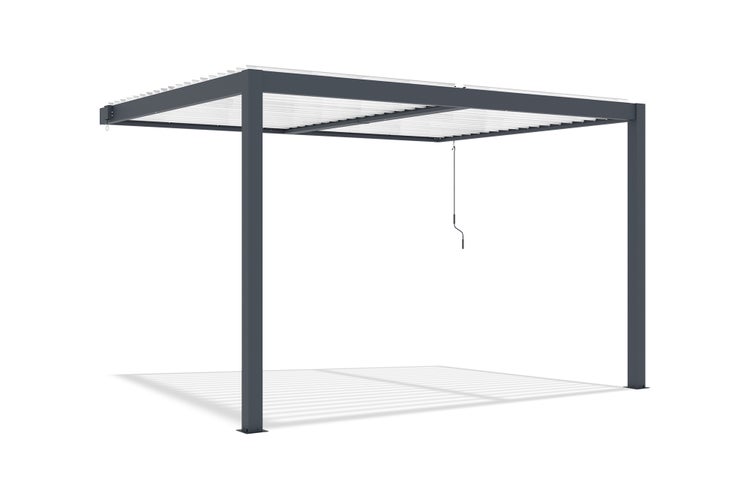 Pergola mit Lamellendach für den Garten