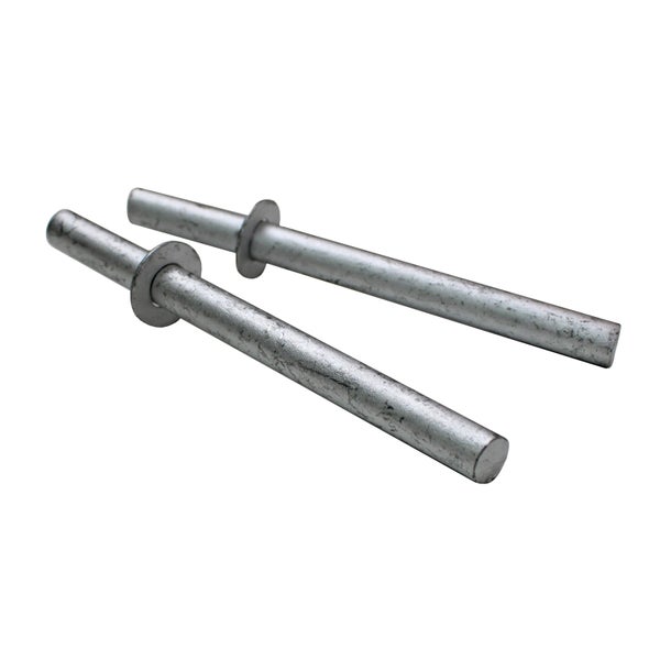 Zwei Bolzen aus Metall