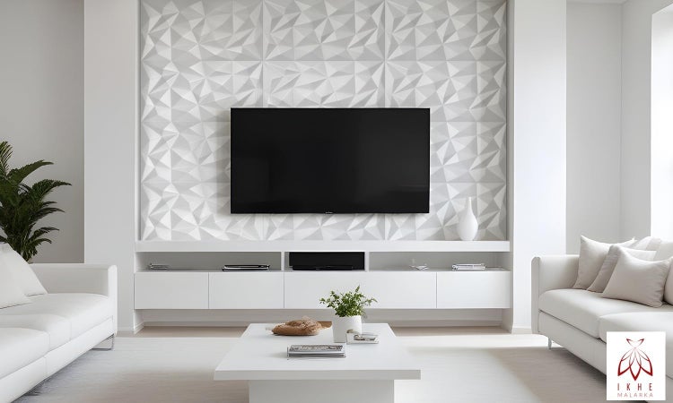 Polystyrol XPS Styropor 3D Paneelen Deckenpaneelen Dekoren 100x50cm 3mm stärke Brillant Weiß