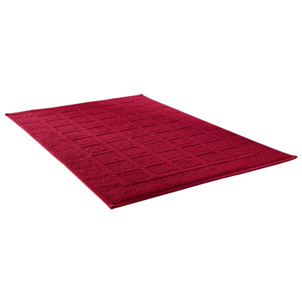 Dyckhoff Badvorlegerset Planet rot, 50 x 80 cm, 3-tlg.
