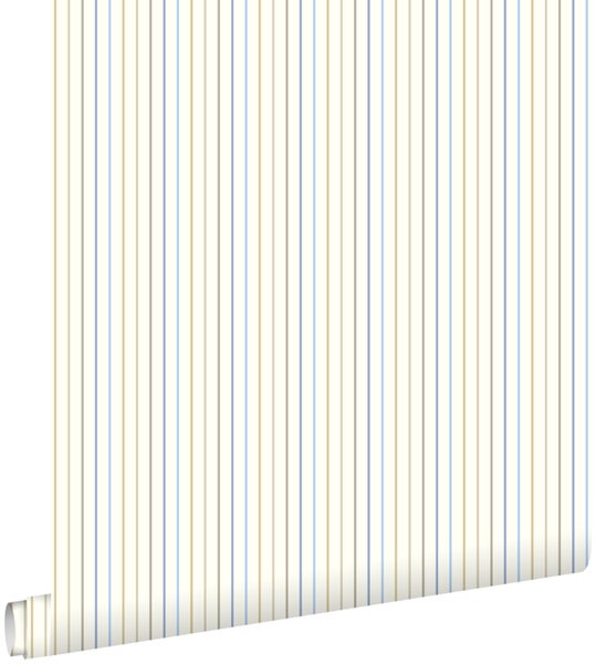 ESTAhome Tapete Streifen Hellblau - 53 cm x 10,05 m - 137303