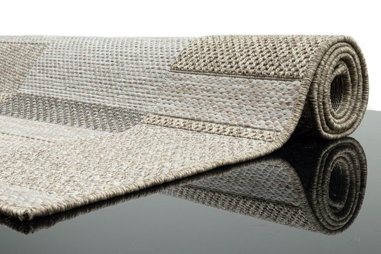 Handgewebter Outdoorteppich Mariella Nautral 230x330 cm