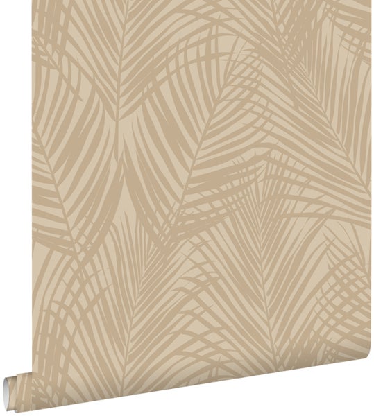 ESTAhome Tapete Palmblätter Beige - 53 cm x 10.05 m - 139431