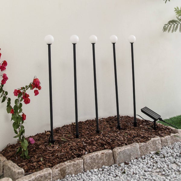 Lindby LED Freydis (Modern) in Schwarz aus Aluminium (1 flammig, )