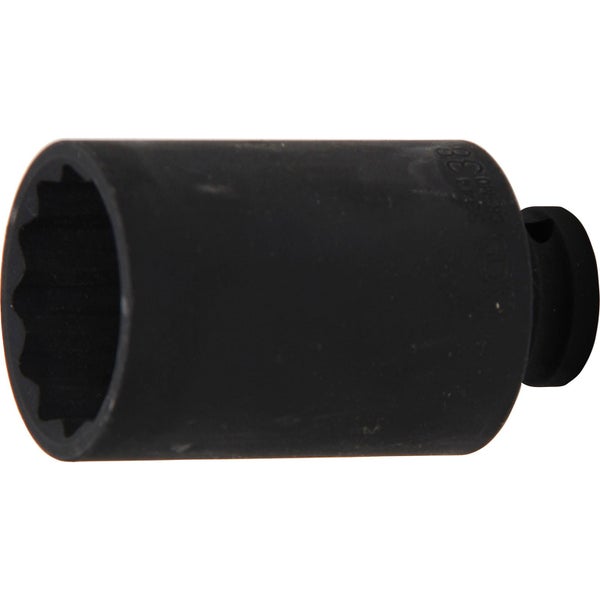 BGS Kraft-Steckschlüssel-Einsatz Zwölfkant Antrieb Innenvierkant 12,5 mm (1/2) SW 38 mm - 5344