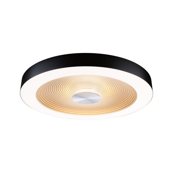LED Deckenleuchte Volea IP44 3000K 500lm / 2400lm 230V 4W / 18,5W dimmbar Schwarz, Gold