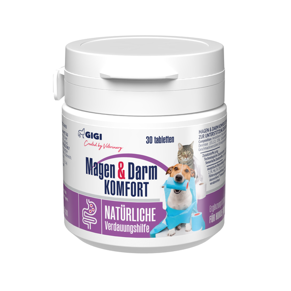 Tabletten zur Unterstützung der Magen- und Darmgesundheit für Hunde