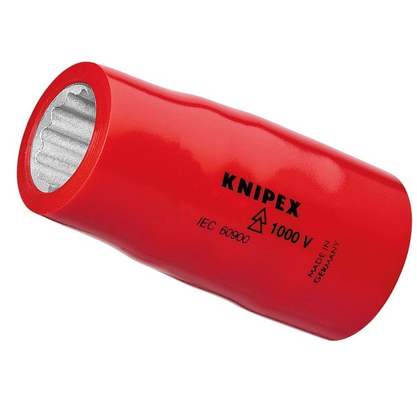 Knipex Steckschlüssel-Einsatz, isoliert nach IEC 60900, bis 1000 V