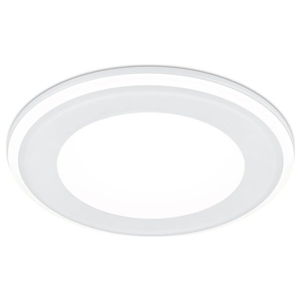 LED Einbauleuchte Aura in Weiß-Matt 10w 1040lm 148mm