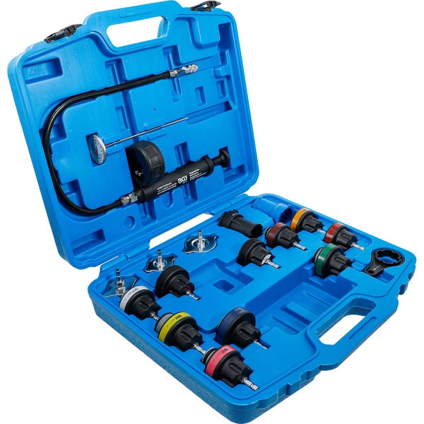 Kühlkreislauf-Druckprüfer Set im Werkzeugkoffer