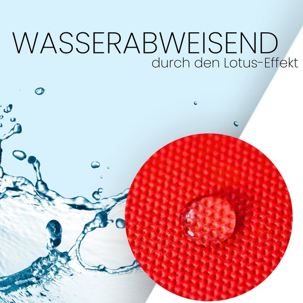 Sensalux Tischdeckenrolle 25m lang aus stoffähnlichem Vlies, 1,18 m x 25 m Rot