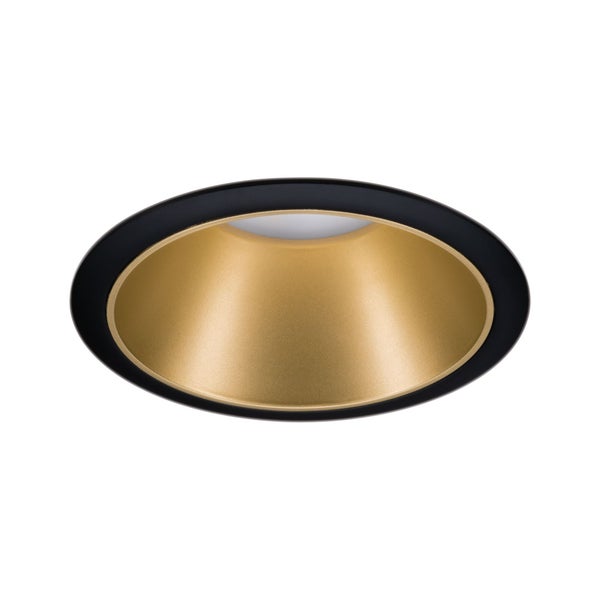 Einbauleuchte Cole IP23 rund 88mm GU10 max. 10W 230V dimmbar Schwarz, Gold matt