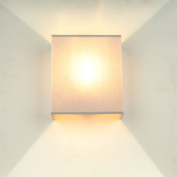 Quadratische Wandleuchte für Innenräume