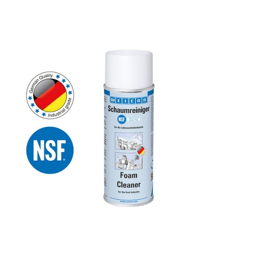 WEICON Schaumreiniger|Universalreiniger für den Lebensmittelbereich NSF A1|400 ml|weiß