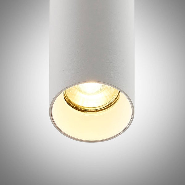 Arcchio Pendelleuchte Ejona (Modern) in Weiß aus Aluminium (1 flammig, GU10) - Deckenlampe Esstischlampe Hängelampe Hängeleuchte Flurleuchte