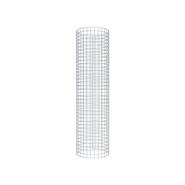 Gabionensäule Durchmesser 47 cm MW 5 x 5 cm rund - Höhe: 180 cm