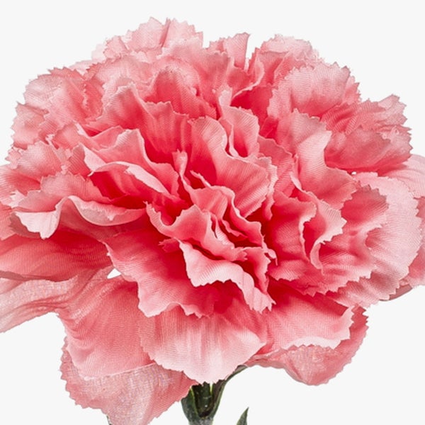 Künstliche Nelke in Rosa aus Kunstfaser für Dekorationen