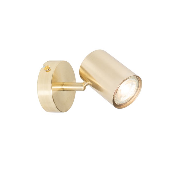 Goldfarbene Wandleuchte zur Innenbeleuchtung