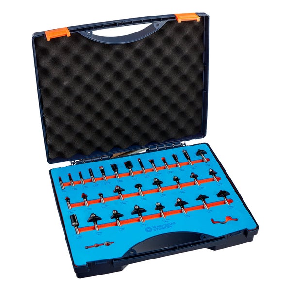 Werkzeug-Fräser-Set mit 24 Teilen in Aufbewahrungsbox