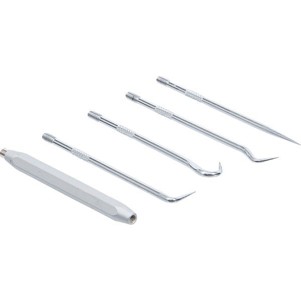 Satz aus Kratzwerkzeugen mit Griff