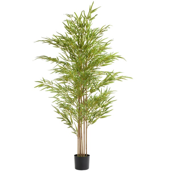 Künstlicher Bambusbaum im Topf zur Dekoration von Innenräumen