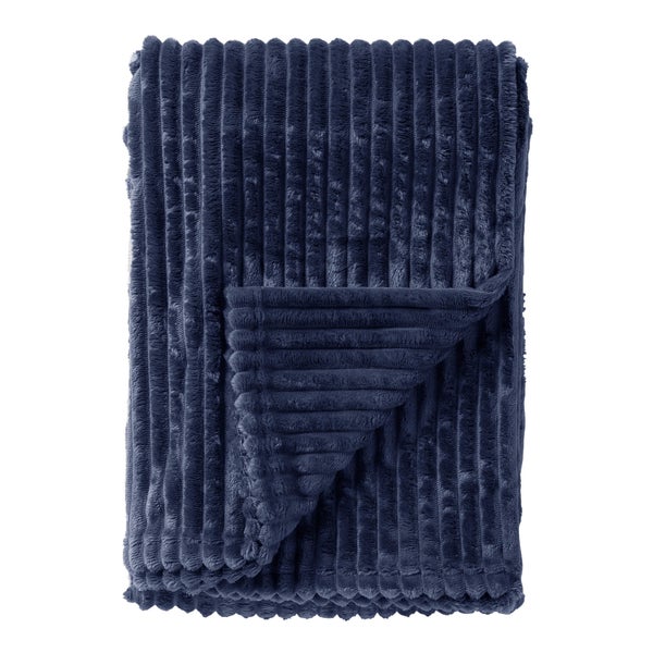 MARTHY - Plaid 140x180 cm - Insignia Blue - Blau