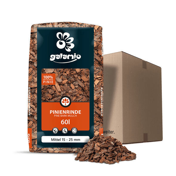 Galamio Rindenmulch Pinie Mittel 60l