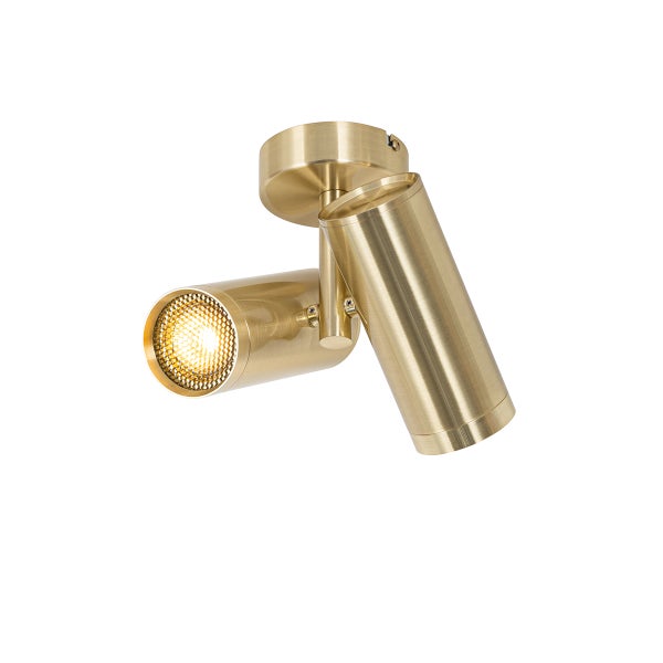 Design-Spot gold verstellbar 2-flammig – Scopio Honey