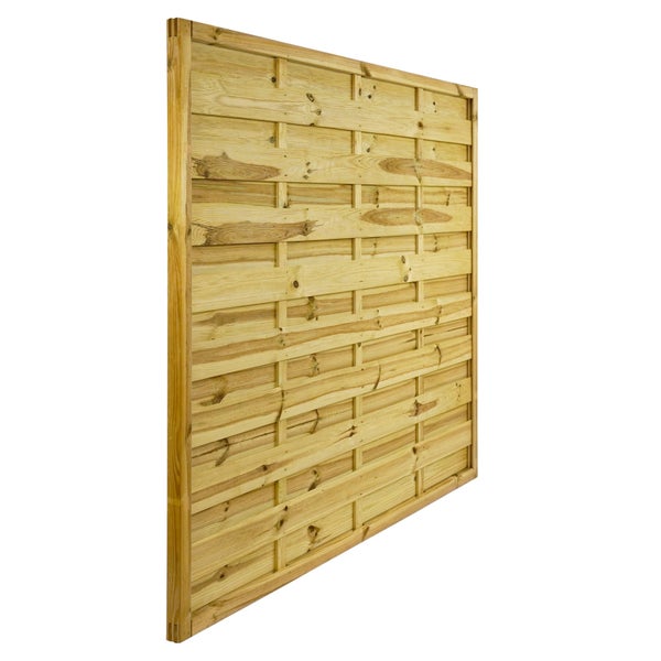 Holzzaun-Element mit Rahmen