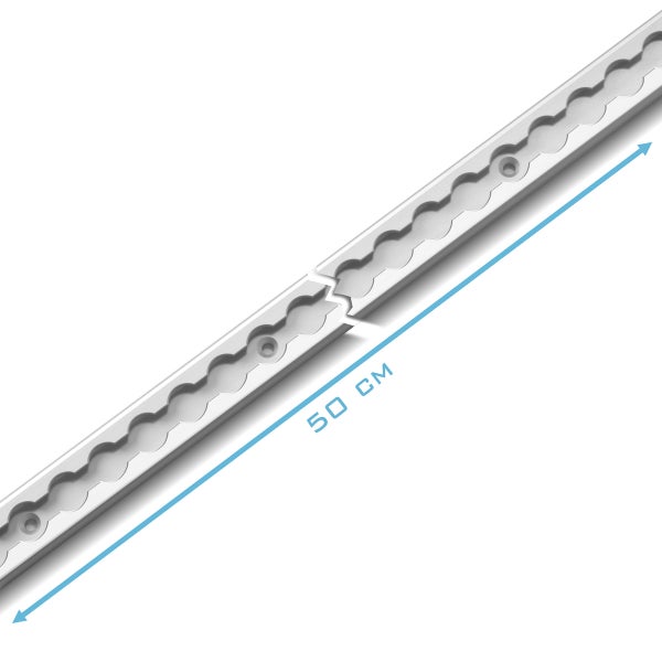 Zurrschienen 2er Set mit Zurrösen 50 cm Airlineschienen aus Aluminium