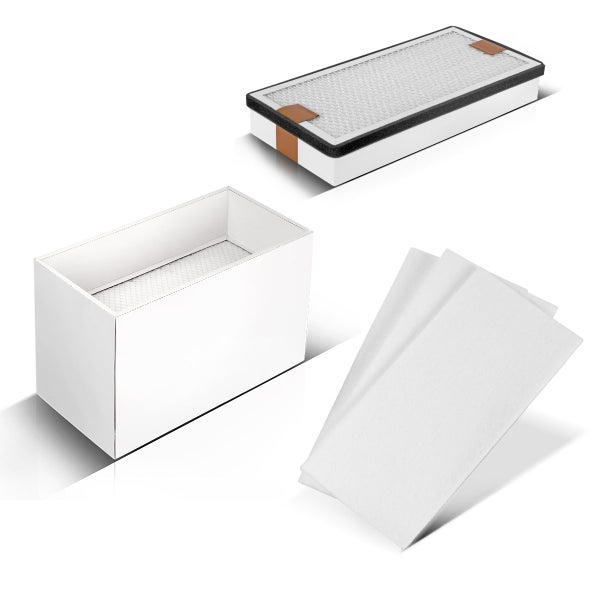 Ersatzfilter Set für Dunstabzugshaube bestehend aus Metallfilter, Filtergehäuse und Filtervlies