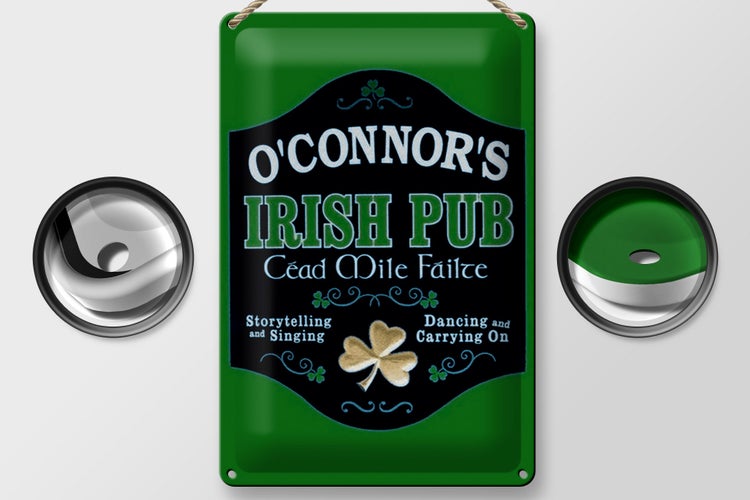 Blechschild Spruch 20x30cm O´Connor`s Irish Pub dancing