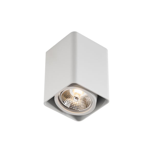 Quadratische Deckenleuchte mit Leuchtmittel