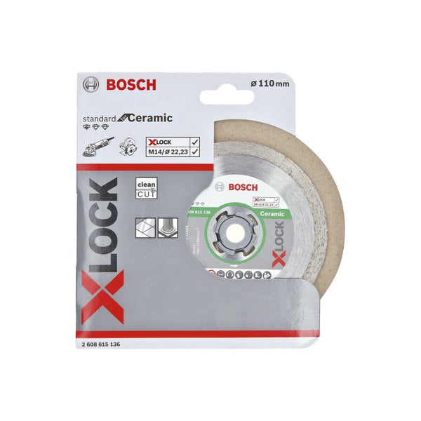 X-LOCK Diamanttrennscheibe Standard for Ceramic 110 x 22,23 x 1,6 x 7,5 mm