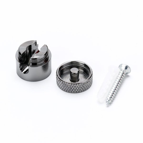 Wand und Deckenpin Kabelhalter Ø 19 mm Metall Schwarz Nickel 3 Stück