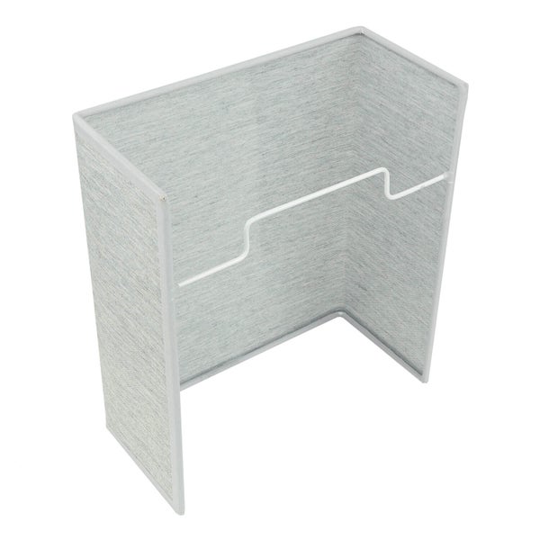 Rechteckiger Lampenschirm aus Stoff