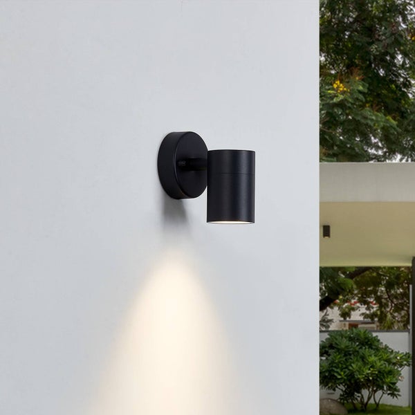Lindby Inaye (spritzwassergeschützt (Modern) in Schwarz aus Aluminium (1 flammig, GU10)