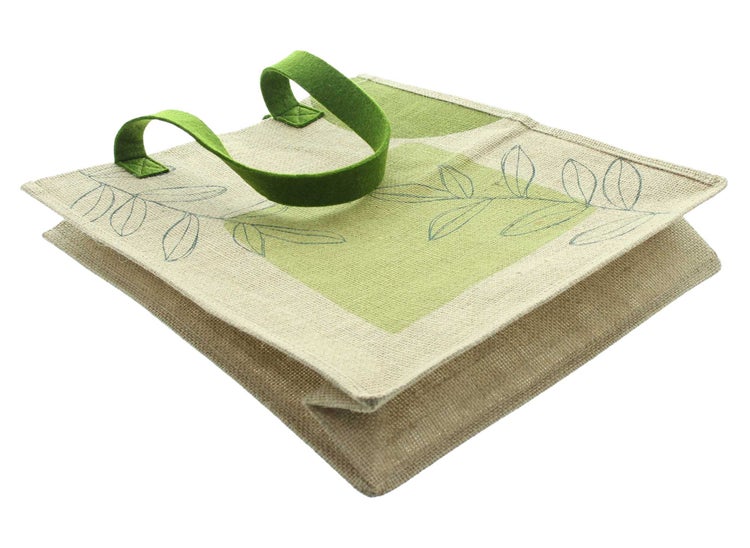 FRANK FLECHTWAREN | Tasche Green Nature, JUTE, BAUMWOLLE, 35 x 15 x 40 cm