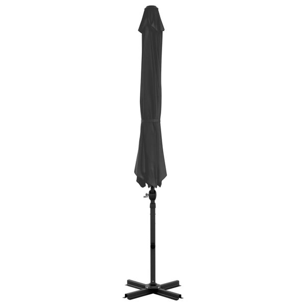 Ampelschirm mit Aluminium-Mast 300 cm Anthrazit