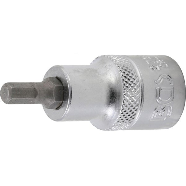 BGS Bit-Einsatz Länge 55 mm Antrieb Innenvierkant 12,5 mm (1/2) Innensechskant 7/32 - 2732