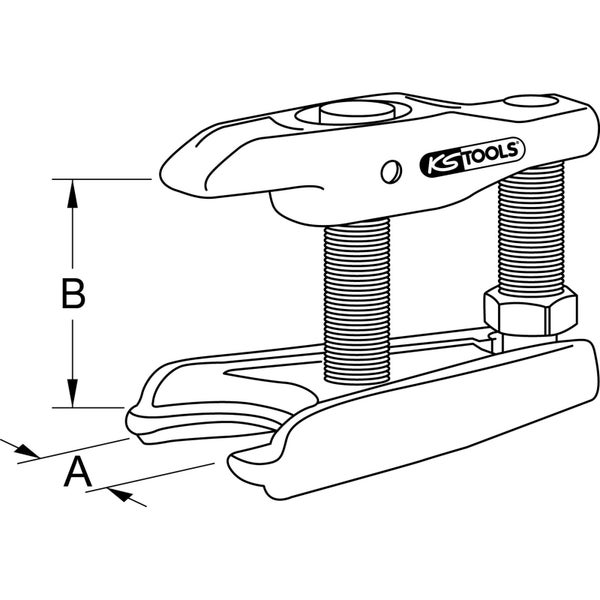 KS TOOLS Universal-Kugelgelenk-Abzieher 32 mm - 450.0070