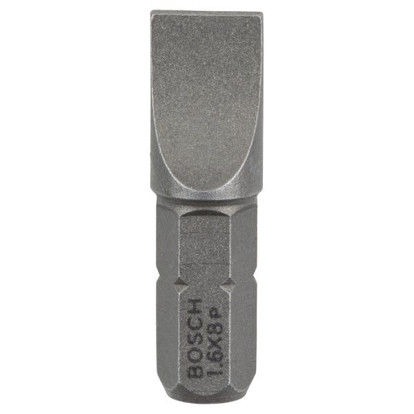 Bosch 3x Schrauberbit Extra-Hart, S 1,6 x 8,0, 25 mm - 2607001471