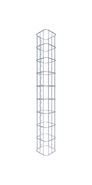 Gabionensäule 17 x 17 cm, MW 5 x 10 cm eckig - Höhe: 0,90 m
