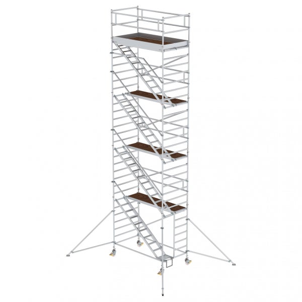 Rollgerüst mit Treppe und Plattformen