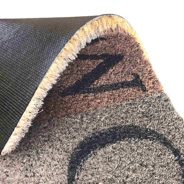 Fußmatte aus Kokosfaser mit rutschfester Rückseite