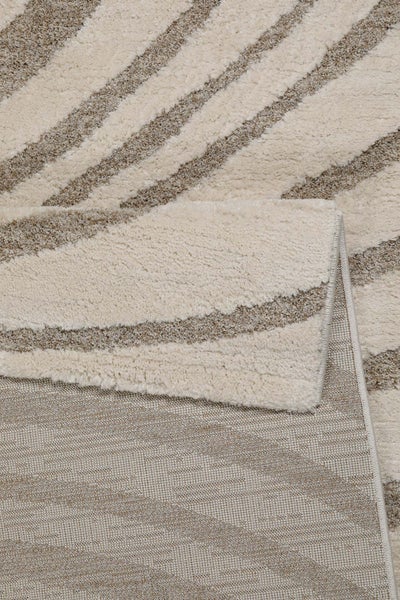 Kurzflor Teppich Creme Beige Björn WECONhome 200x290 cm