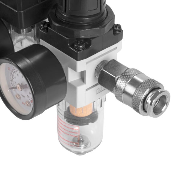 STAHLWERK Druckschalter 0-10 bar Druckregler mit Manometer für Kompressoren